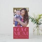 XOXO Maman Valentine Carte photo (Debout devant)