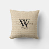 XOXO Monogram Kussen (Voorkant)