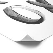 XOXO-penseellettertype Poster (Hoek)