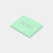 XOXO-Post-it® notes (Schuin)