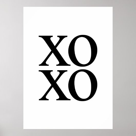 XOXO-Poster Poster (Voorkant)