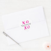 XOXO - Prettig Valentijnsdag Hart Hart Sticker (Envelop)