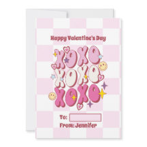 XOXO Retro Valentijn Dag, Gecontroleerd Patroon