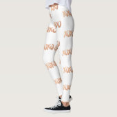 XOXO Roos Gold | Moderne koppenseel Leggings (Links)