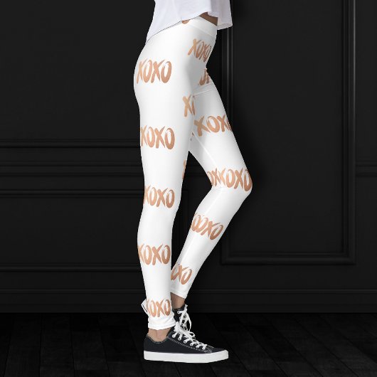 XOXO Roos Gold | Moderne koppenseel Leggings