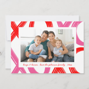 XOXO Roze Hugs en Kisses Valentijn