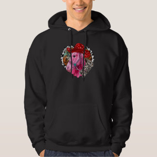 Xoxo Roze Paard Hart Paard Luipaard Western Valent Hoodie
