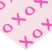 XOXO roze Valentijnsdag Tafelkleed (Gekanteld)