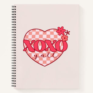 XOXO Schattige & Liefdevol Roze Hart Notitieboek