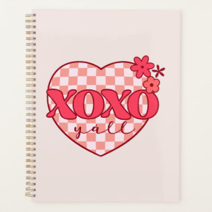XOXO Schattige & Liefdevol Roze Hart Planner