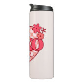 XOXO | Schattige & Liefdevol Roze Hart Thermosbeker (Geroteerd rechts)