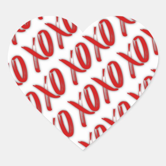 XOXO Sexy Red Stickers (Devant)