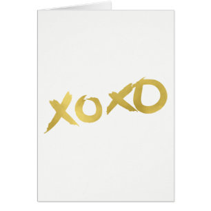 XOXO Shiny Gold Modern Faux Folie Shine Glam