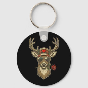 XOXO Valentijn Herten Camo Herten Retro Jacht Jong Sleutelhanger