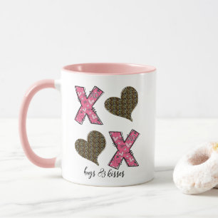 XOXO Valentijn Mok - Knuffels Kusjes Gift voor Bes
