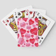 XOXO Valentijn Roze Rood Hartpatroon Roze