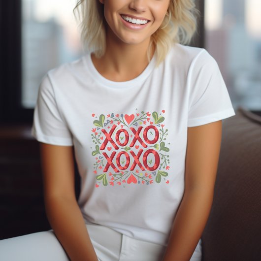 XOXO Valentijnsdag cadeau T-shirt