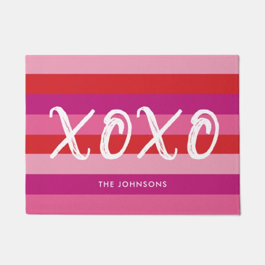 XOXO-Valentijnsdag deurmat (Voorkant)