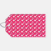 XOXO Valentijnsdag Heart Pattern Gift Labels Cadeaulabel (Achterkant Horizontaal)