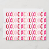 "XOXO"-Valentijnsdag Kaart (Achterkant)