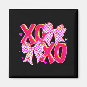 Xoxo Valentijnsdag Liefde Grappige Coquette Strik Magneet