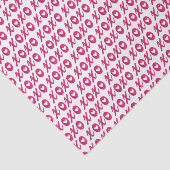 XOXO Valentijnsdag Patroon Tissuepapier (Detail)