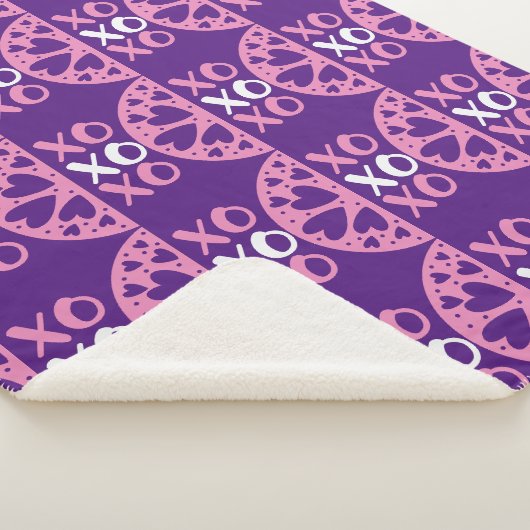 XOXO Valentijnsdag  Sherpa Deken (3/4)