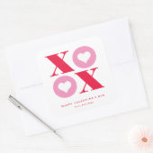xoxo-Valentijnsdag sticker (Envelop)