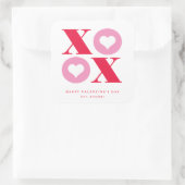 xoxo-Valentijnsdag sticker (Tas)