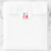 XOXO VALENTIJNSE STICKER (Tas)