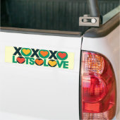 XOXO Veel liefde Bumpersticker (Op Truck)