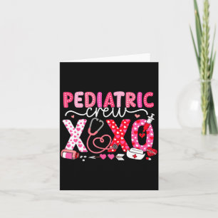 Xoxo Verpleegster Pediatrische Bemanning Verpleegs Kaart
