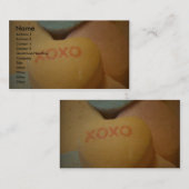 XOXO VISITEKAARTJE (Voorkant / Achterkant)