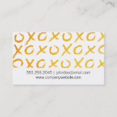 XOXO VISITEKAARTJE (Achterkant)