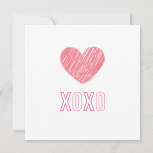 "XOXO"-Wenskaart
