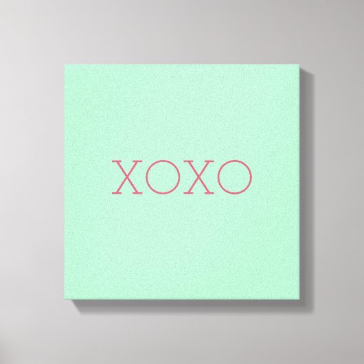 XOXO Wrapped Canvas (Voorkant)