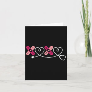 Xoxo Xo Xo Verpleegster Stethoscoop Valentijn Mann Kaart