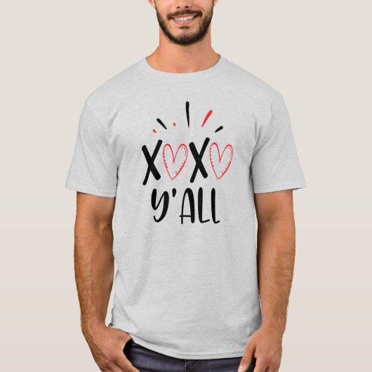 XOXO Y'all t-shirt (Voorkant)