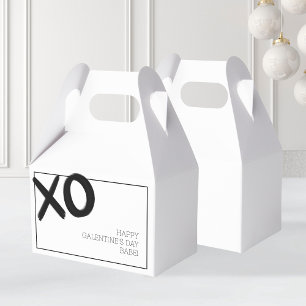 XOXO Zwart Wit Bestie Vrienden Galentine's Day Bedankdoosjes