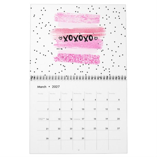 xoxoxo kalender (Mar 2027)