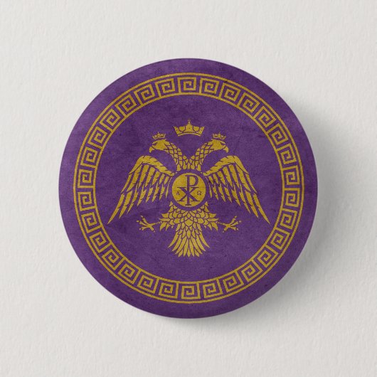 XP Labarum SPQR Ronde Button 5,7 Cm (Voorkant)