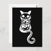 Xray Cat Kitten Skeleton Halloween Briefkaart (Voorkant / Achterkant)