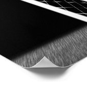 XRAY SKELETON SOCCER GOALIE WHITE BLACK POSTER (Hoek)