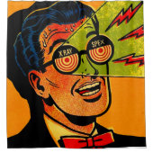 Xray Spex-afdrukken Douchegordijn (Voorkant)