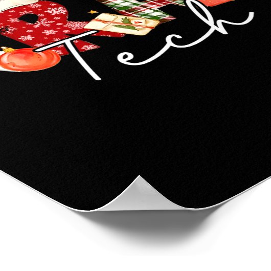 Xray Tech Christmas Bow Rad Tech Radiology Gift Me Poster (Hoek)