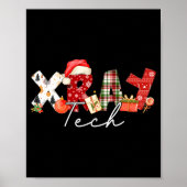 Xray Tech Christmas Bow Rad Tech Radiology Gift Me Poster (Voorkant)