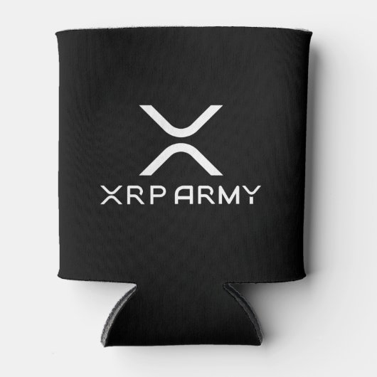 XRP Army Quote Hodl Crypto Cryptocurrency Meme Blikjeskoeler (Voorkant)