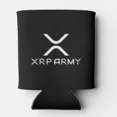 XRP Army Quote Hodl Crypto Cryptocurrency Meme Blikjeskoeler (Achterkant)
