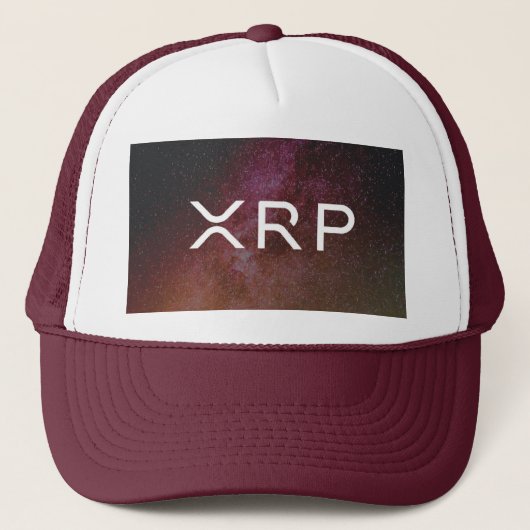 xrp, casquette marron de casquette d'ondulation (Devant)