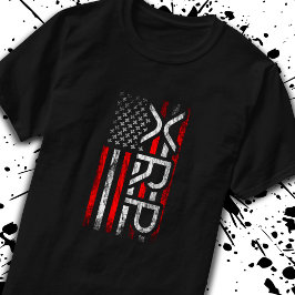 XRP Crypto Cryptocurrency American Flag Meme T-shirt